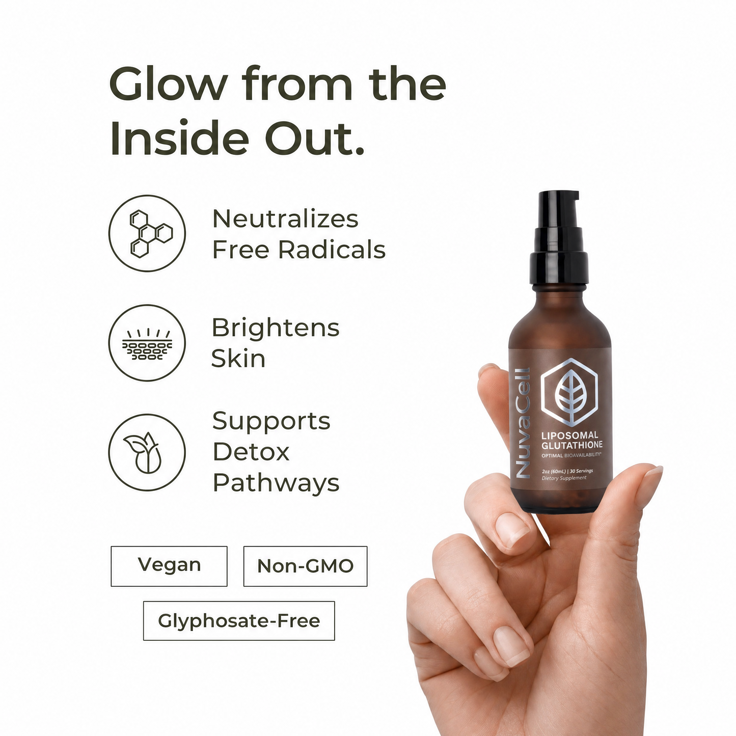 NuvaCell Liposomal Glutathione Supplement